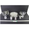 Image 1 : Assorted Glass & Crystal Items - Plates - Vases - Glasses