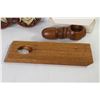 Image 2 : Wooden Twist Nut Cracker - Brass Tray - Wooden Bottle Holder - Wall Decor