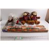 Image 1 : *(2) Wells Fargo Plush Horses, (2) Poyto the Bear Plushes, (4) Rolls Wrapping Paper