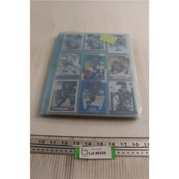 Folder of Brian Leetch Hockey Cards - (20) Pages