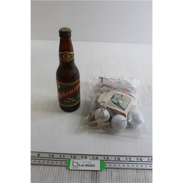 Old Bohemian Beer - Sealed, Golf Essentials