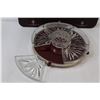 Image 2 : Glass Serving Trays on Lazy Susan - 11", Martini Glass Cutting Board