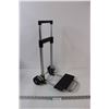 Folding Two Wheeled Cart/Luggage Carrier (Chip in Plastic as Pictured)