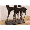 Image 3 : * Decorative Gazelle Metal Art - 27" Tall