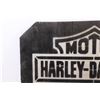 Image 2 : Homemade Harley Davidson Wood Sign - 24"x16"