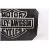 Image 3 : Homemade Harley Davidson Wood Sign - 24"x16"