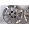 Image 2 : Chevy Plastic Hub Caps - 17.5" Outer Dimensions - Some Wear