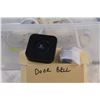 Image 2 : Lot of: Doorbell, Staplers, Doorknobs, Power Bars in Storage Container