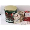 Image 2 : Large Tin, Iron, Plastic Pitcher, Box of Cards