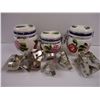 Image 2 : (3) Hand Painted Canisters and (8) Cookie Cutters