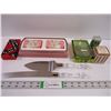 Image 1 : Decorative Soaps, Perfumes, Sachet, Cake Cutter and Server
