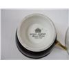 Image 4 : (1) Royal Albert Old English Rose Pattern-Black Bone China Teacup and Saucer