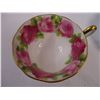 Image 3 : (1) Royal Albert Old English Rose Pattern-Black Bone China Teacup and Saucer