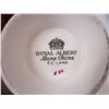 Image 5 : (1) Royal Albert Old English Rose Pattern-Black Bone China Teacup and Saucer