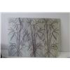 Image 2 : (3) Frying Pans - Knife Block w/5 Knives - Glass Cutting Board