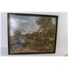 Image 3 : (2) Framed Needle Point Pictures (21" x 16") - (21" x 17 1/2")