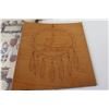 Image 2 : Leather Work - Assorted Empty Frames - Map of Wales (21" x 17")