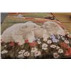 Image 3 : Throw Blanket - Puppies w/Boy (60" x 49")