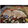 Image 4 : Throw Blanket - Puppies w/Boy (60" x 49")