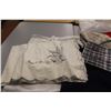 Image 2 : Blanket (130" x 86") - Throw Blanket (60" x 24") - (3) Table Cloths - Garment Bag