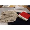 Image 3 : Blanket (130" x 86") - Throw Blanket (60" x 24") - (3) Table Cloths - Garment Bag