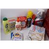 Image 2 : Lot of: Laundry Supplies, Cleaning Supplies in Milk Crate