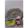 Image 2 : Lot of Aluminum Baking Trays (Assorted Sizes)
