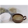 Image 3 : (5) Clay Fired Crockery Dishes & (2) Large Ramekins