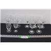 Image 1 : (9) Glass Wines Glasses (Various Sizes)