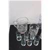 Image 2 : Clear Glass Pitcher, (2) Whiskey Glasses, (10) Shot glasses, (6) Tall Glasses