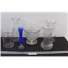 Image 1 : (4) Vases, Serving Bowl, Sealed Glass Container