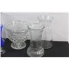 Image 3 : (4) Vases, Serving Bowl, Sealed Glass Container