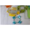 Image 2 : (6) Glasslock Containers, Container with Lid, (3) Lids Without Containers