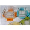 Image 4 : (6) Glasslock Containers, Container with Lid, (3) Lids Without Containers