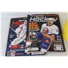 Image 3 : (2) Hockey Magazines, Plastic Mario Hat, Keychain, Misc.