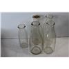 Image 4 : Glass Milk Jugs, Brown Glass Jug
