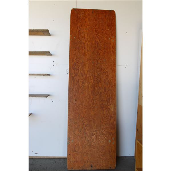 ** Wooden Display Table w/ Folding Legs - 28 x 96