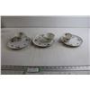 Image 1 : (3) Shafford Teacups with Matching Plates