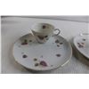 Image 2 : (3) Shafford Teacups with Matching Plates