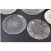 Image 3 : Leaf Serving Bowl, (10) Dessert Glass Plates, Wood Bowl