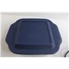 Image 2 : Pyrex Glass Dish with Plastic Lid, Purple Clock - Untested, Black 7 Decker Iron - Untested