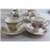 Image 2 : (6) Teacups with Matching Saucers (Some Chips) - Duchess, Roslyn