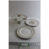 Image 1 : (2) Plates, Pedestal Dish