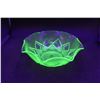 Image 4 : Uranium Glass Bowl, Glass Bowl