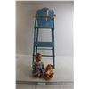 Image 1 : (2) Dolls, Toy High Chair - All As Is