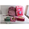 Image 1 : (2) Kids Bags, (2) Lunch Kits, Pencil Pouch