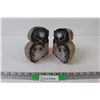 Image 1 : (2) Blue White Agate 5 7/8" Tall Bookends