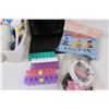 Image 2 : (15+) Lot of Bathroom Cady & Scrub Brushes, Polaroid Tablet Untested & Misc.