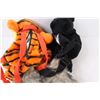 Image 2 : (3) Lot of 2 Stuffy Backpacks (Tigger & Black Bear) & Terrier Stuffy