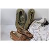 Image 2 : (8) Lot of Ladies: 2 Pair Used Shoes; 2 Ladies Blouses Size M & Curtains